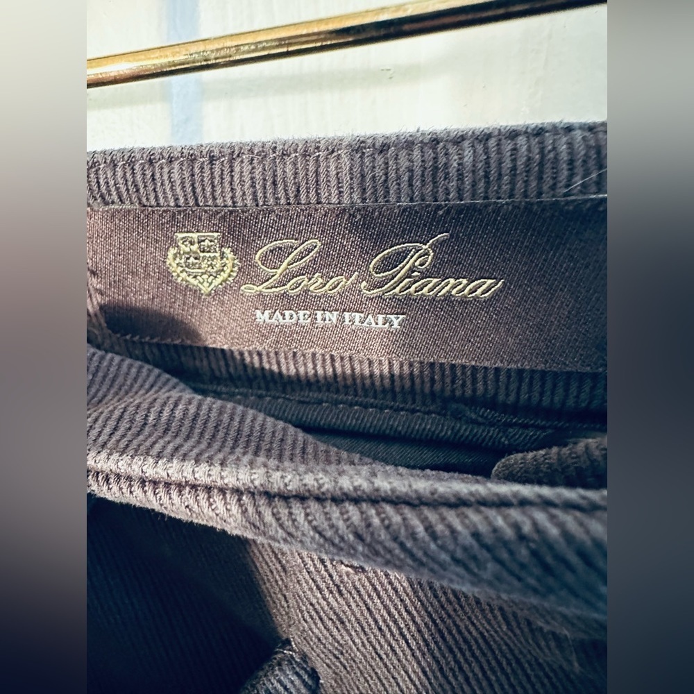 LORO PIANA 46 Made Italy Old Money Luxury Gray Riding Pant Ankle Zips French Fly - Picture 3 of 16